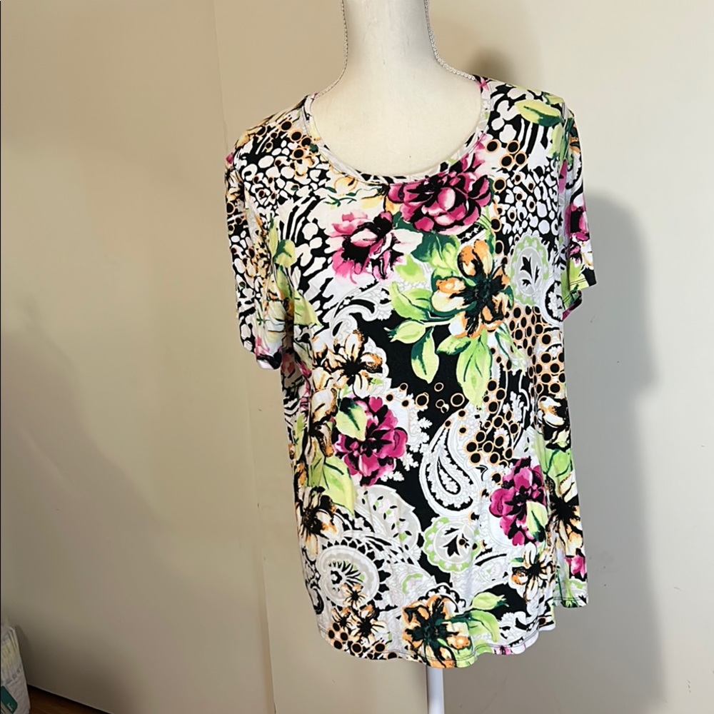 Chico’s Floral Print Women's Top